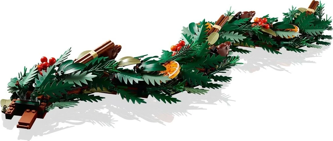 Lodra LEGO ICONS 10340 Wreath, për të rritur, shumëngjyrëshe