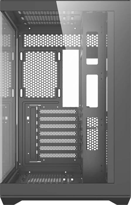 Kasë DarkFlash C280 midi tower me 7 ventilatorë, e zezë