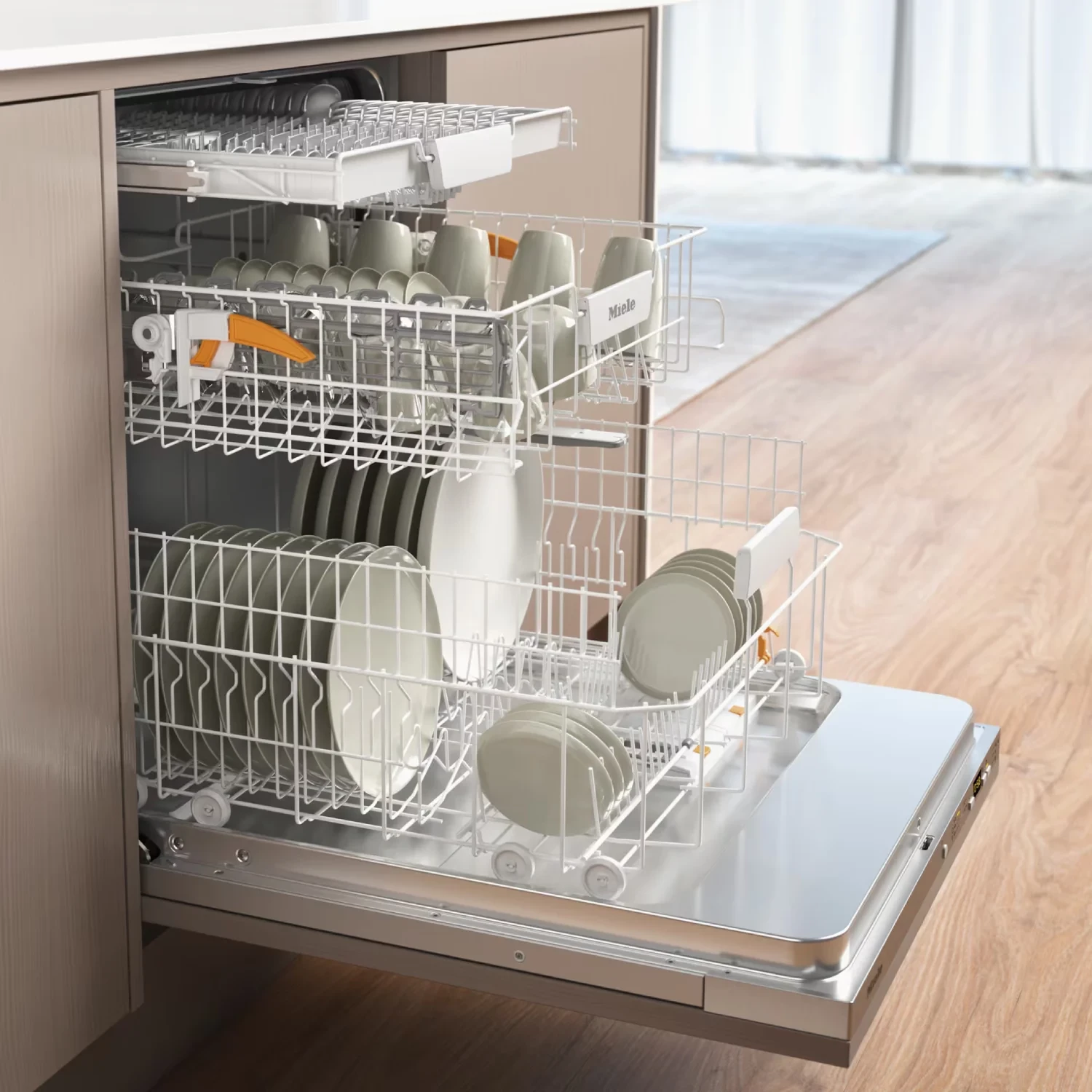 Lavastovilje Miele G 5651 SCVi Active 14 vendosje e integrume 60 cm çelik i lëmuar