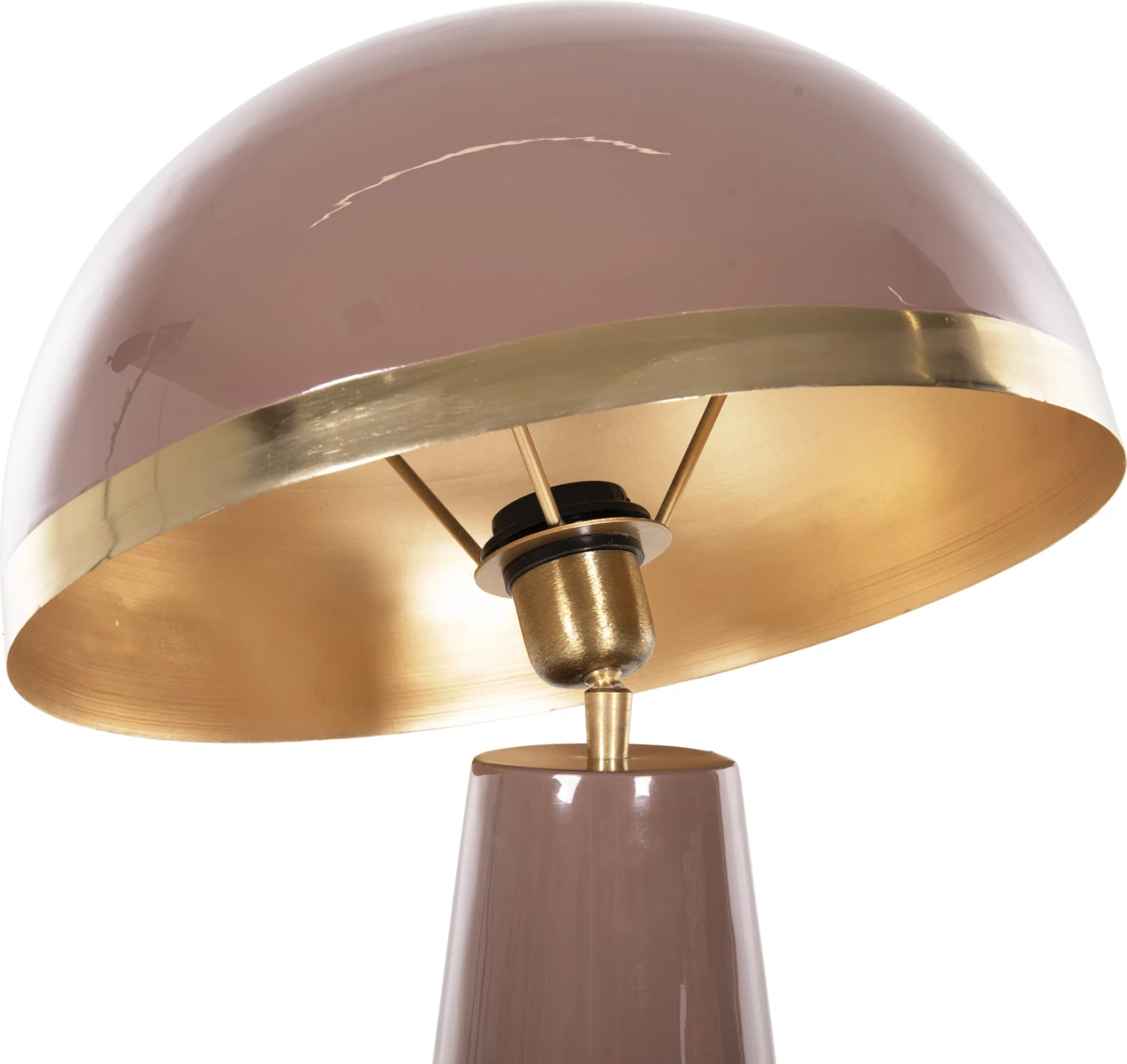 Llambë dyshemeje SMUSH FH4257.06 metalike, ngjyrë salmoni dhe ari, kapak rrotullues Φ36,5x84H cm