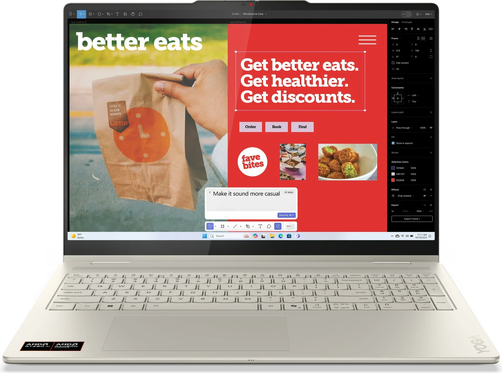 Laptop Lenovo Yoga 7 2-in-1 16AKP10 Ryzen AI 7 350, 32GB/1TB SSD, 16 inç, 2.8K, argjendtë