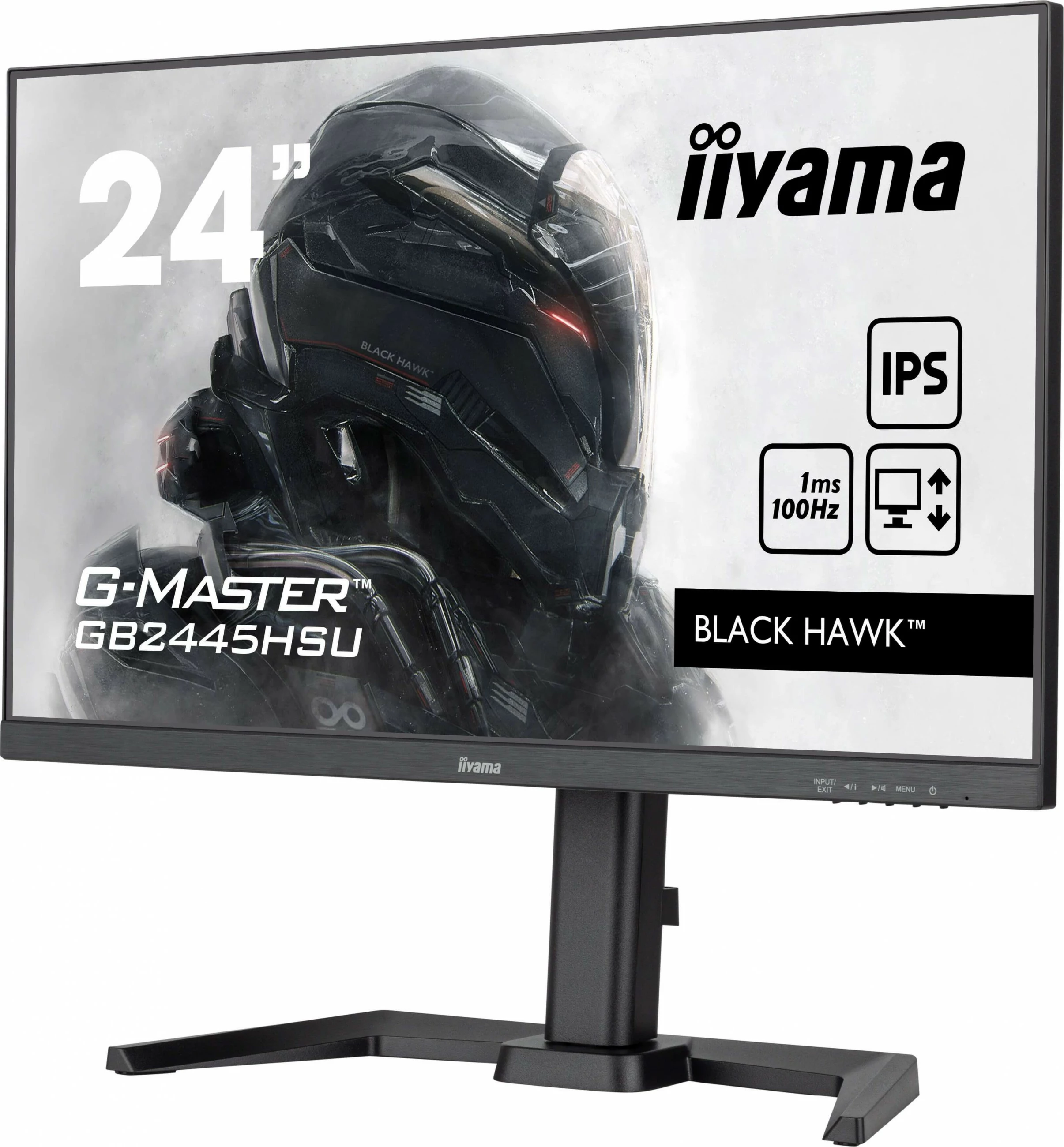 Monitor iiyama G-MASTER GB2445HSU-B2, 23.8", Full HD, LED, 1ms, i zi