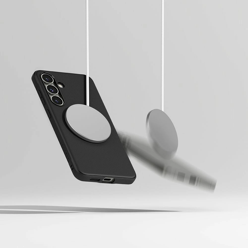 Mbështjellës Ringke Onyx MagSafe për Samsung Galaxy S25+, i zi