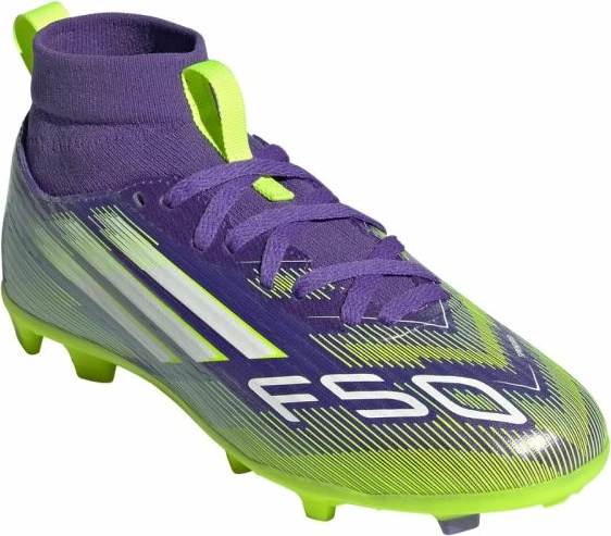 Atlete futbolli për fëmijë adidas, vjollcë/jeshile [Madhësia: 34]
