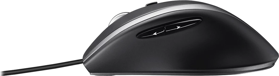 Maus Logitech M500s me kabëll USB 4000 DPI, zi