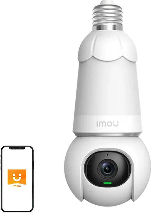 Kamerë sigurie IP IMOU Bulb Cam 5MP, rrotulluese, WiFi, E27, bardhë