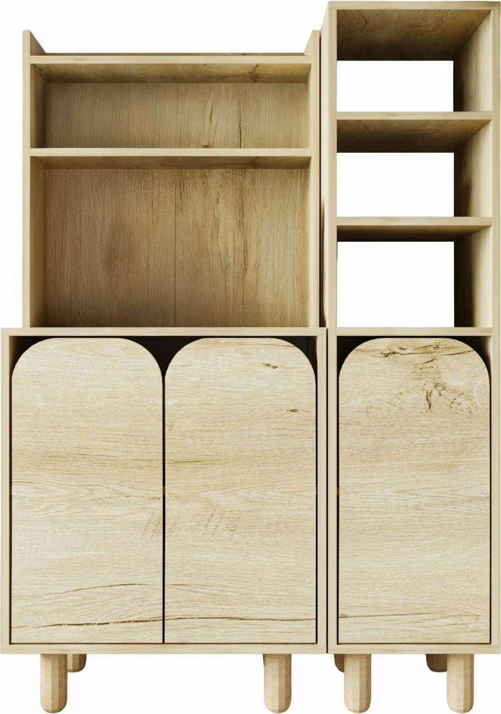 Dollap multifunksional Skye Decor, Parma 3, ngjyrë lisi Sapphire Oak