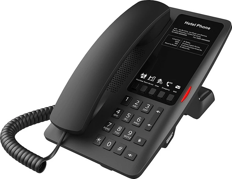 Telefon IP Fanvil H4, 2 linja, PoE, i zi