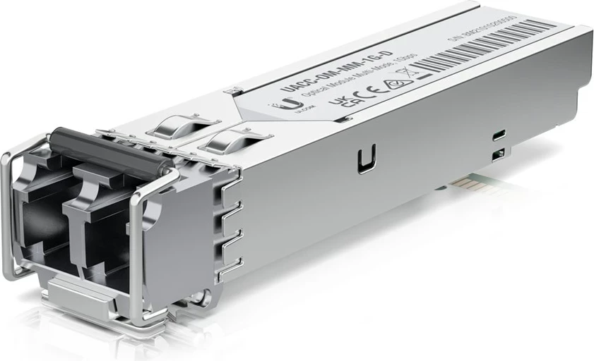 Modul transceiver Ubiquiti UACC-OM-MM-1G-D-2, Fibër optike, 1250 Mbit/s, Inoks, 2 copë