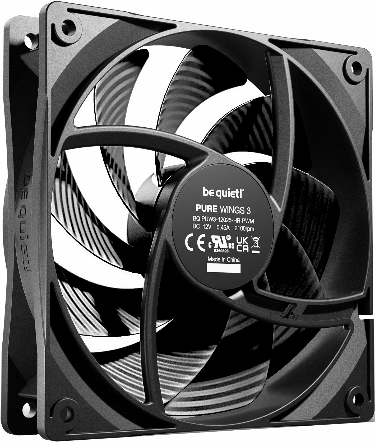 Ventilator PC be quiet! Pure Wings 3 BL140 120mm PWM High-Speed 3-Pack, i zi