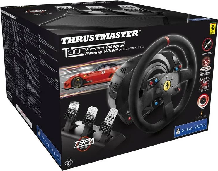 Timoni Thrustmaster T300 Ferrari Integral Alcantara, PC, PS4, PS3, i zi
