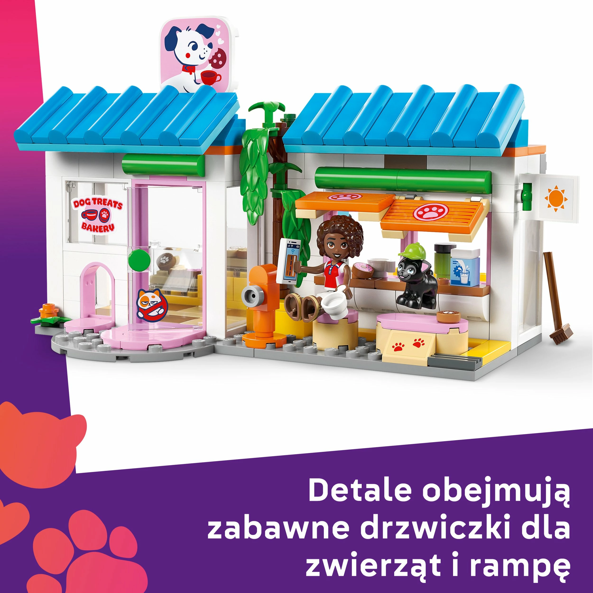 Set LEGO Friends Bakery with Dog Treats 42677, 278 copë