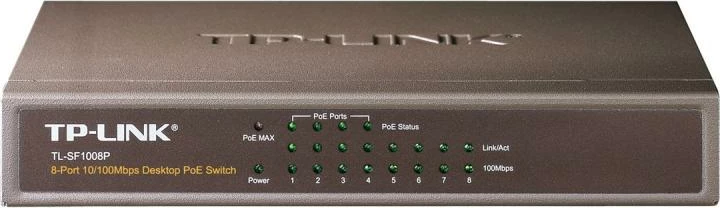 Switch TP-Link TL-SF1008P 8 porta 10/100Mbps PoE desktop