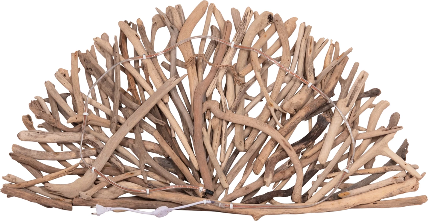 Sconce dekorativ muri DREAMER2, dru natyral, LED, 120x60x7cm