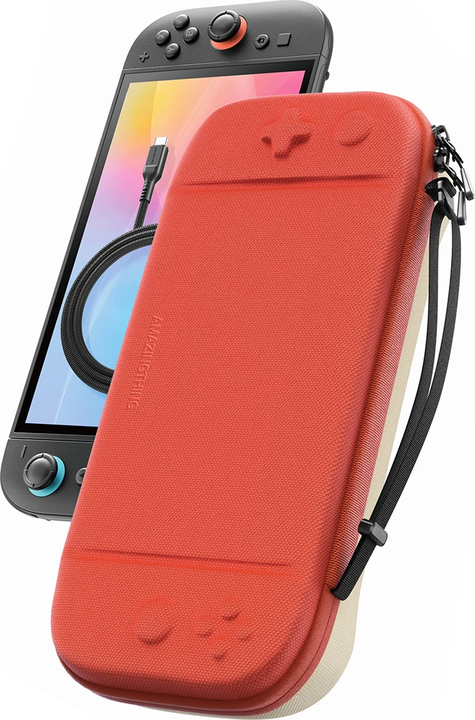 Mbështjellës AmazingThing PlayShield EDC për Nintendo Switch 2, i kuq