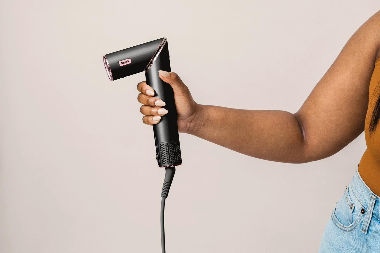 Stiluese për flokë Shark FlexStyle HD424EU, Warm Black, Rose gold