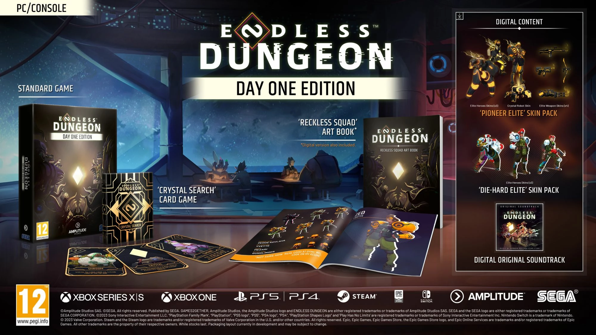 Lojë video SEGA Endless Dungeon Day One Edition, Xbox Series X/Xbox One