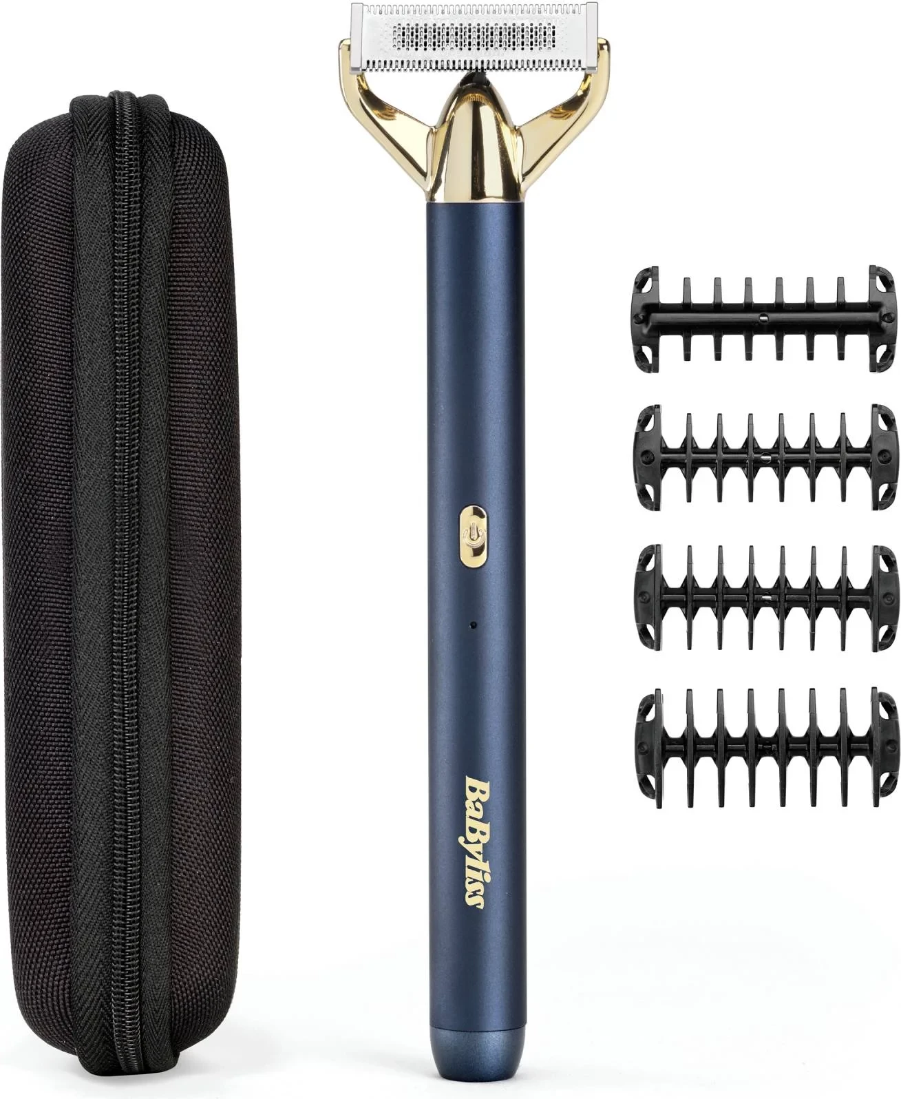 Makinë rroje, BaByliss, OT992E X-Blade Super-X Metal Series, 0.2–5 mm, 45 min, IPX7, me 4 krehra, navy gold