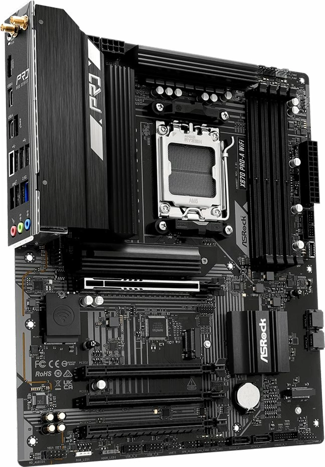 Pllakë amë ASRock X870 Pro-A WiFi ATX DDR5, e zezë