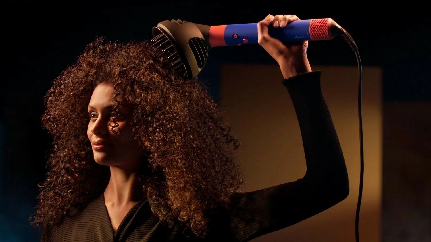 Stajler flokësh Dyson Airwrap Multistyler i.d. Curly+Coily, 1300W, kaltër/topaz