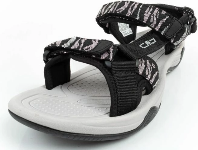 Sandale për femra CMP, të zeza me rozë