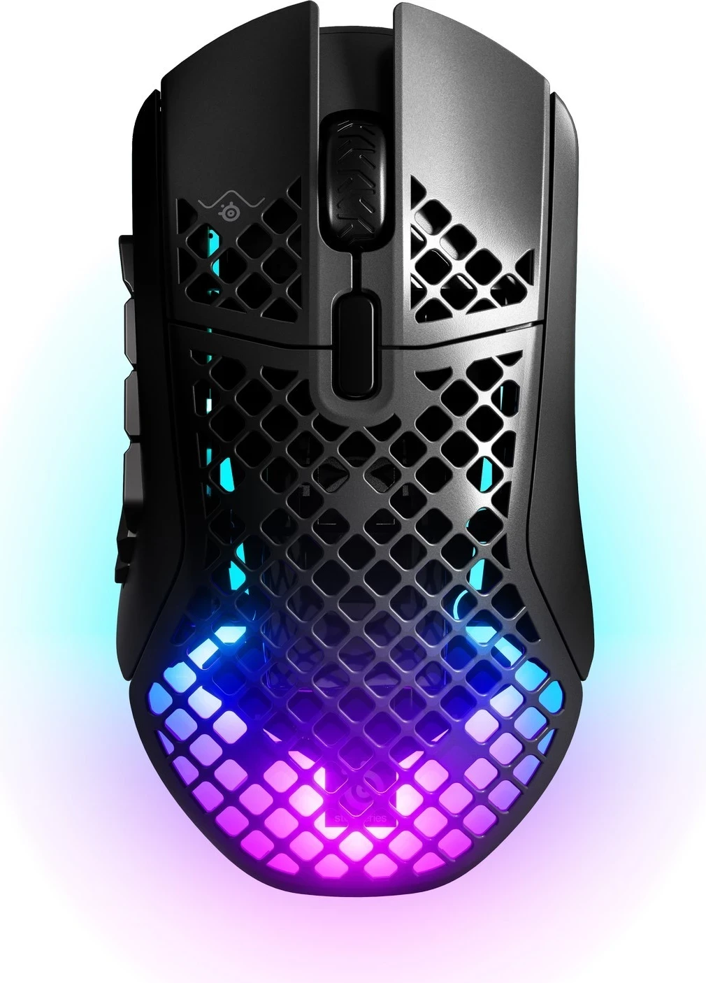 Maus pa tel SteelSeries Aerox 9 Wireless, me ngjyrë të zezë