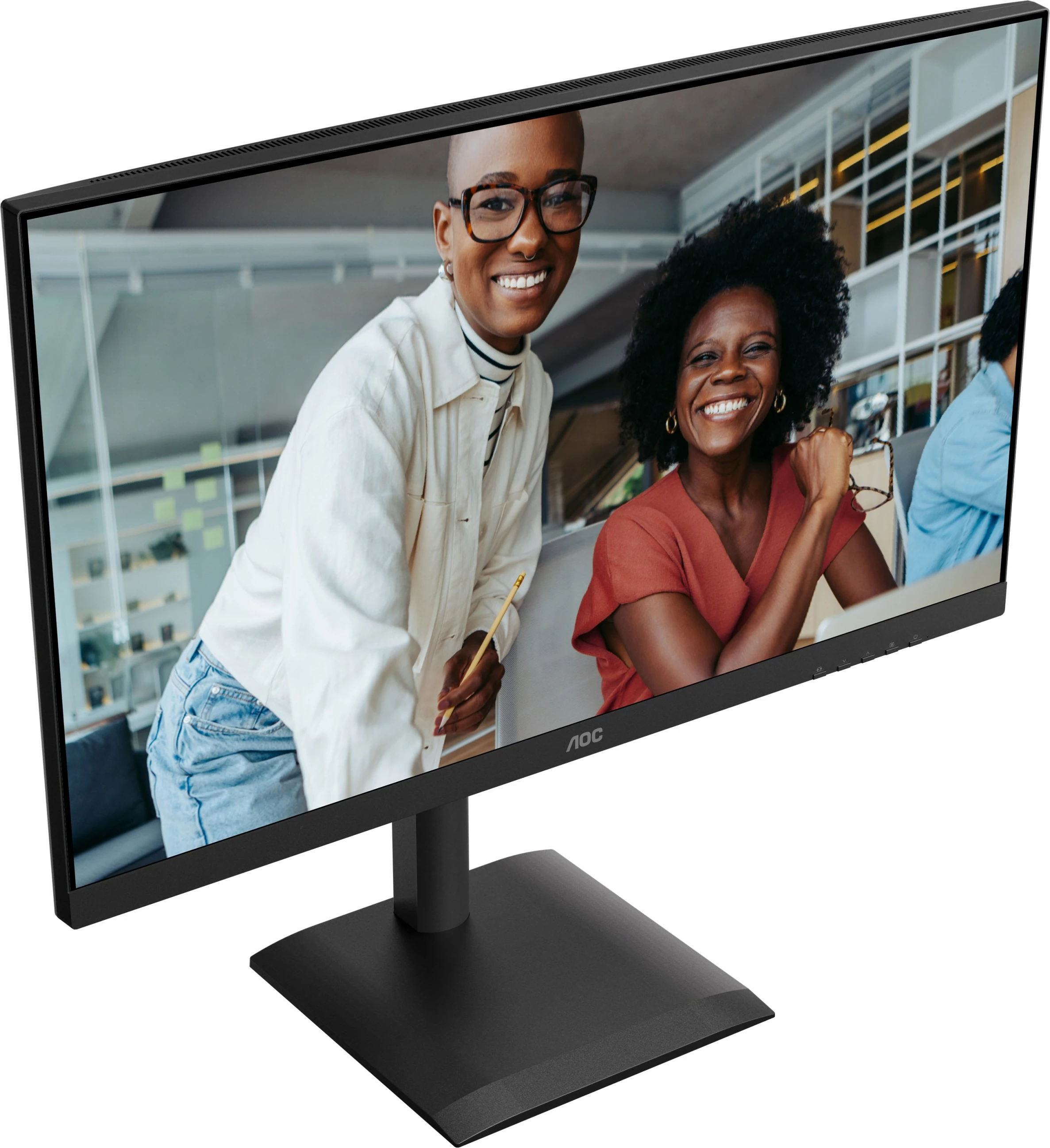 Monitor AOC U27E4CV 27 inç UHD, 400 nits, USB-C, altoparlantë, i zi