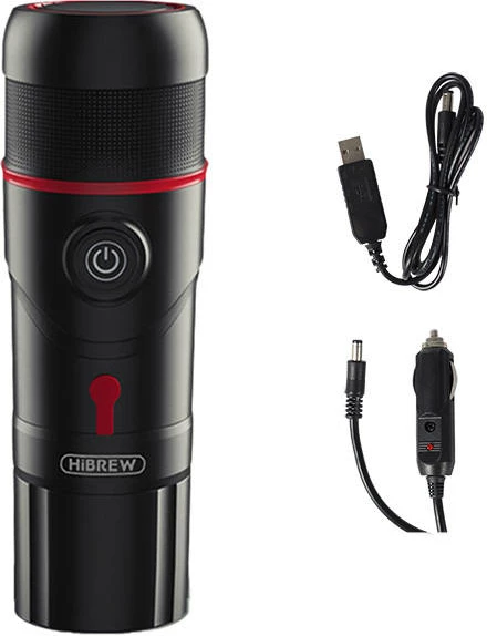 Aparat portativ për kafe HiBREW H4 Basic 3-në-1, 80W, 15 bar, i zi
