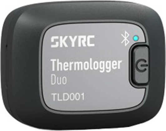 Termometër digjital SkyRC Thermologger Duo SK-500043 për modele RC, i zi
