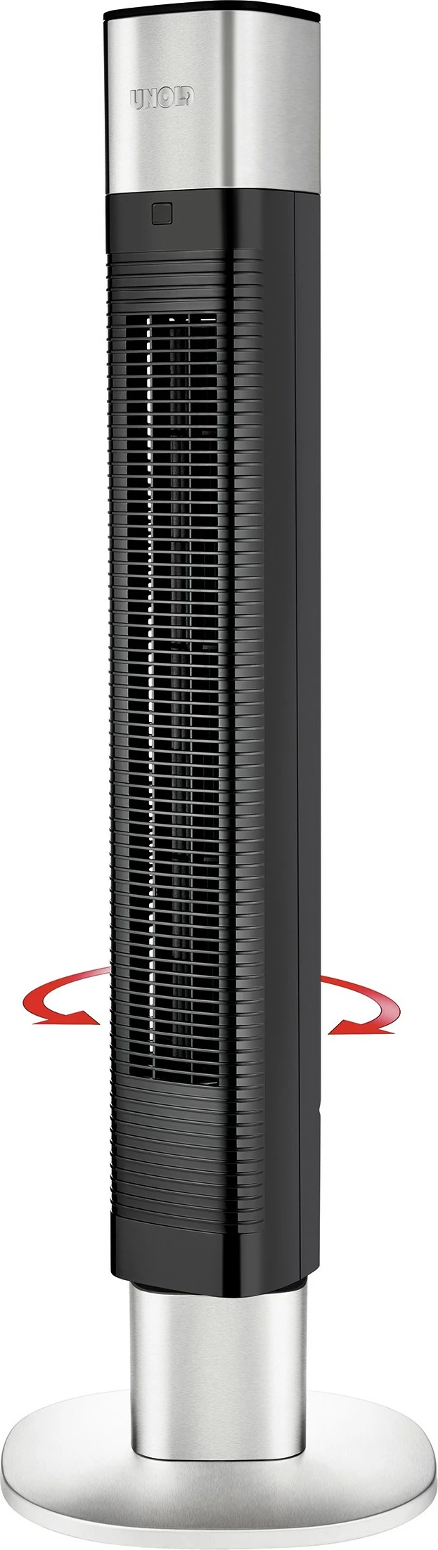 Ventilator kullë UNOLD Edel, LED display, 3 shpejtësi, timer 8 orë, i zi/çelik