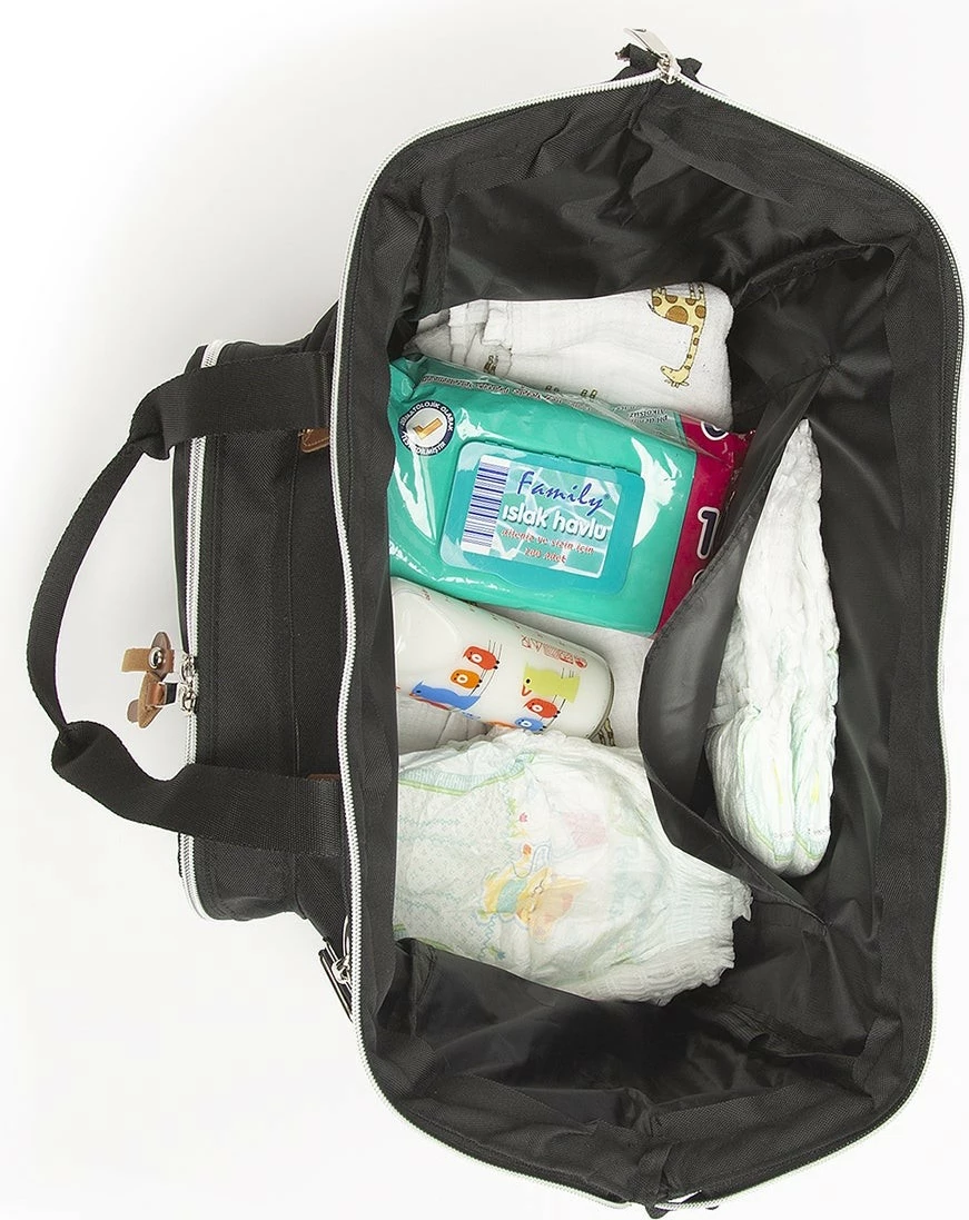 Çantë për pelena Zoozie Bags, 2154 - 32154, e zezë