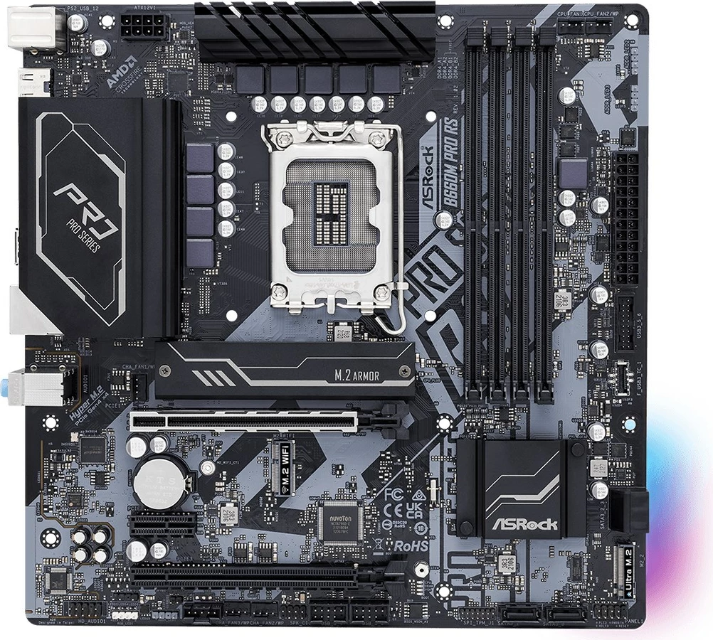 Pllakë amë Asrock B660M Pro RS Intel B660 micro ATX
