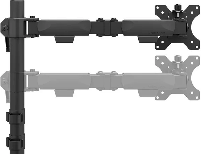 Krah monitori Neomounts DS60-600BL1, për tavolinë, Çelik, i zi