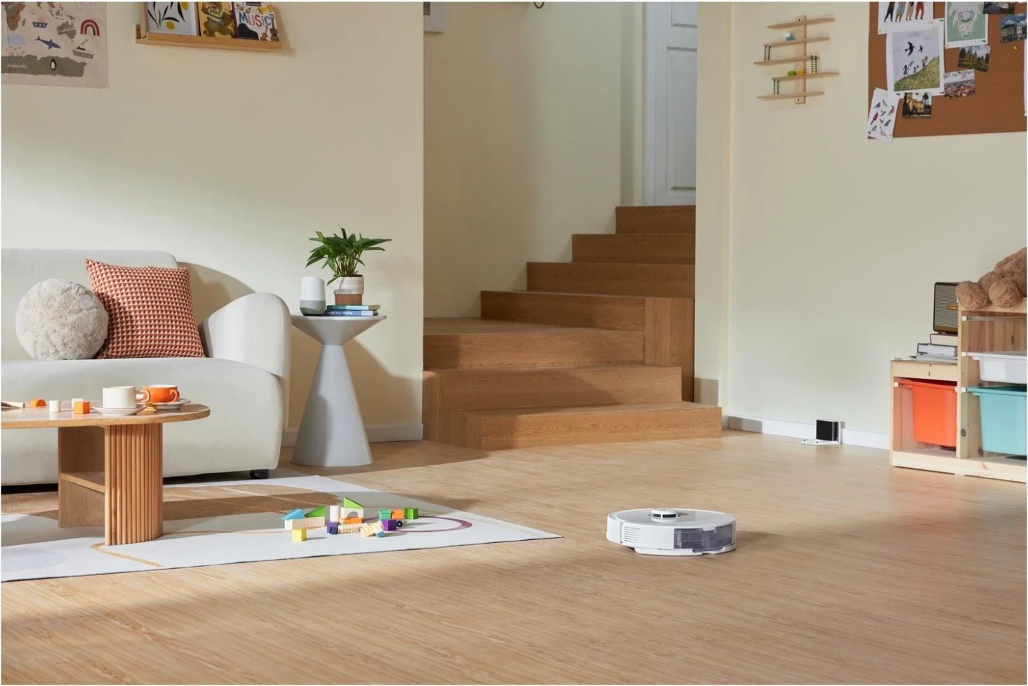 Robot Pastrues dhe Mop Roborock Q8 Max, i bardhë