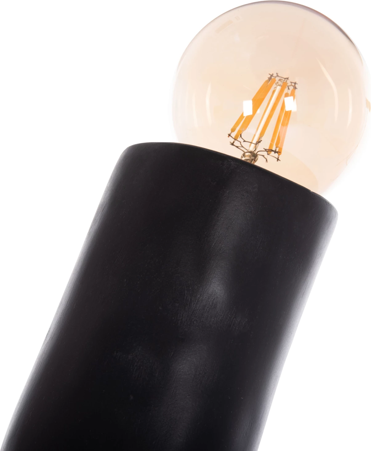 Llambë dyshemeje dekorative TUSKEN, fibër-cement, e zezë, FH4702.01, 50x43x145cm