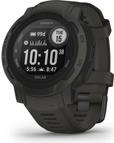 Smartwatch Garmin Instinct 2 Solar, 2.29 cm (0.9"), MIP, GPS, Graphite