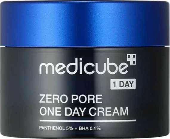 Krem fytyre për femra Medicube Zero Pore One Day Care me BHA Acid, 50ml