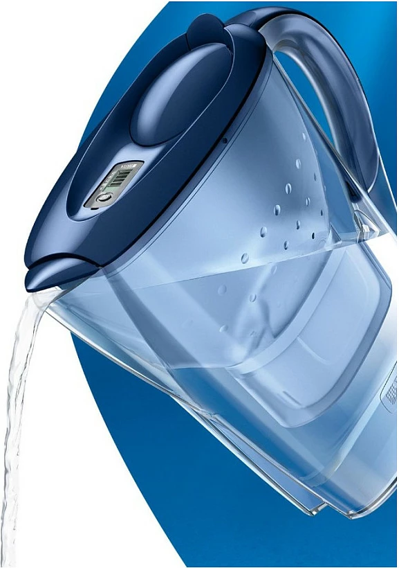 Filtruese uji Brita Marella, me filter, blu