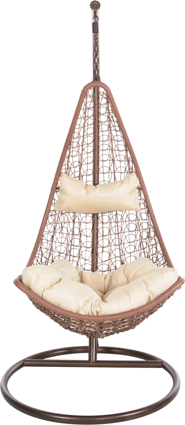 Fole varëse njësh MILLIE, metal ngjyrë kafe, ratan sintetik ngjyrë kafe, Φ95x195H cm