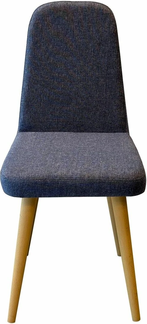 Tavolinë me karrige, zgjatshme, 4 pjesë, ngjyrë lis dhe kaltër e errët, Vina Mini 01 1048