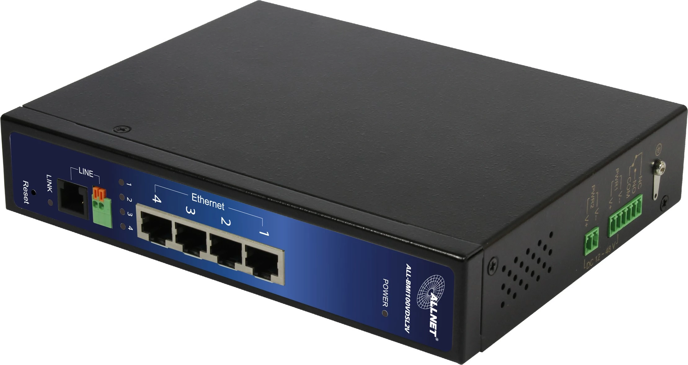 Bridge rrjeti ALLNET 172755, 100 Mbit/s, Ethernet LAN, e zezë