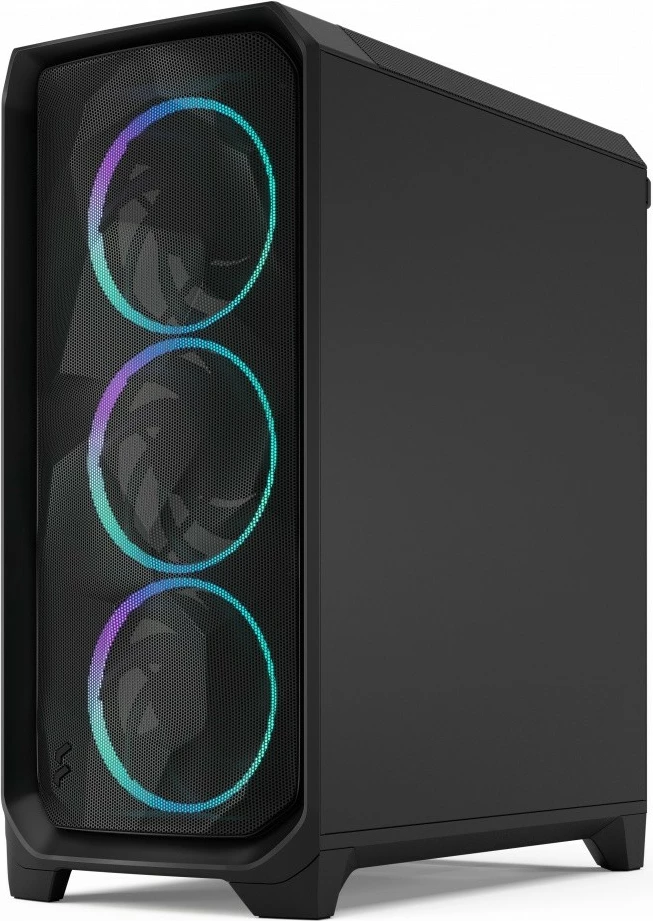 Kasë Fractal Design Meshify 3, RGB, Tempered Glass, ATX, E-ATX, e zezë