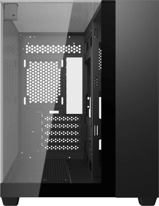 Kasë Darkflash TH285M, Midi Tower, për pllakë amë M-ATX/ITX, xham i temperuar, e zezë