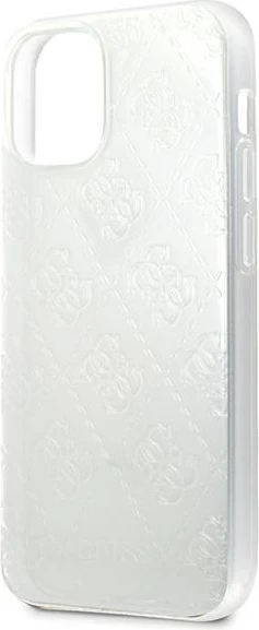 Mbështjellës Guess GUHCP12S3D4GTR për iPhone 12 mini 5.4", transparent