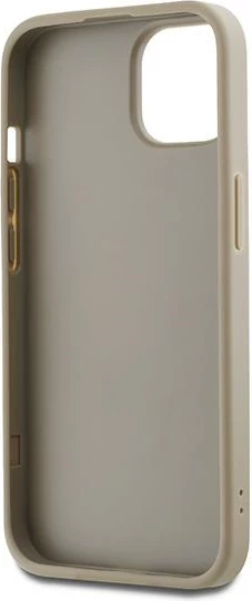 Mbështjellës DKNY Wrist Strap Stock Logo për iPhone 15/14/13, bezhë