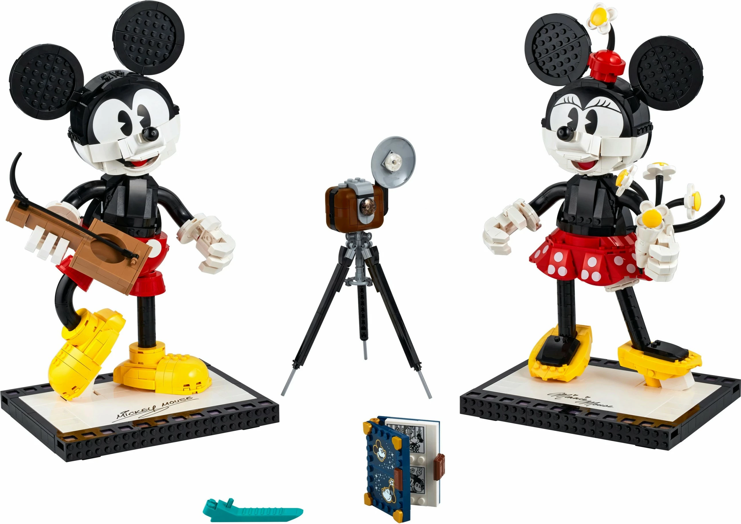 Set ndërtimi LEGO Classic Mickey Mouse & Minnie Mouse, 1739 pjesë, plastikë