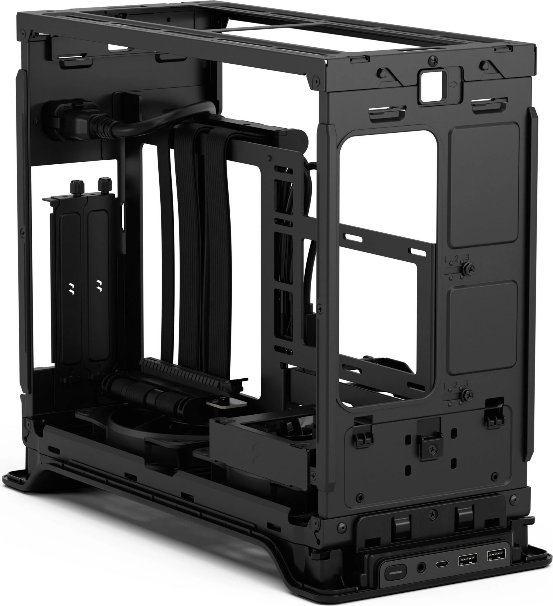 Kasë Fractal Design Era 2, Mini Tower, Charcoal