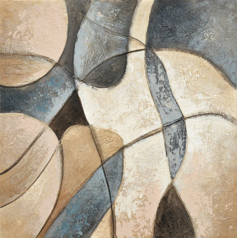 Pikturë dekorative LANHAN, kanavacë, shumëngjyrëshe, 80x80x3cm