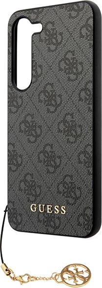 Mbështjellës Guess 4G Charms Collection për Samsung Galaxy A35, i zi