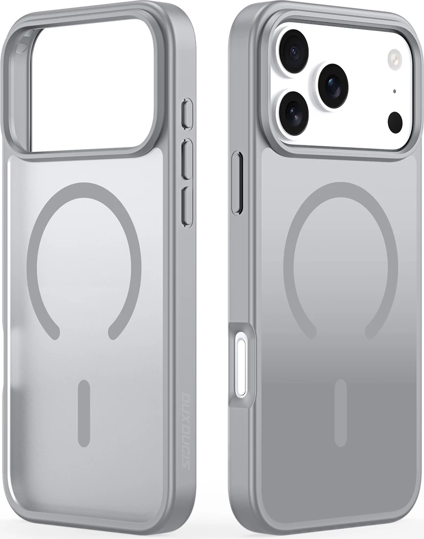 Mbështjellës Dux Ducis Yind për iPhone 17 Pro Max, MagSafe, Gri